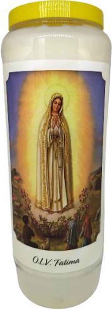 OLV Fatima - Noveenkaars - 9 dagen brander (5 stuks)