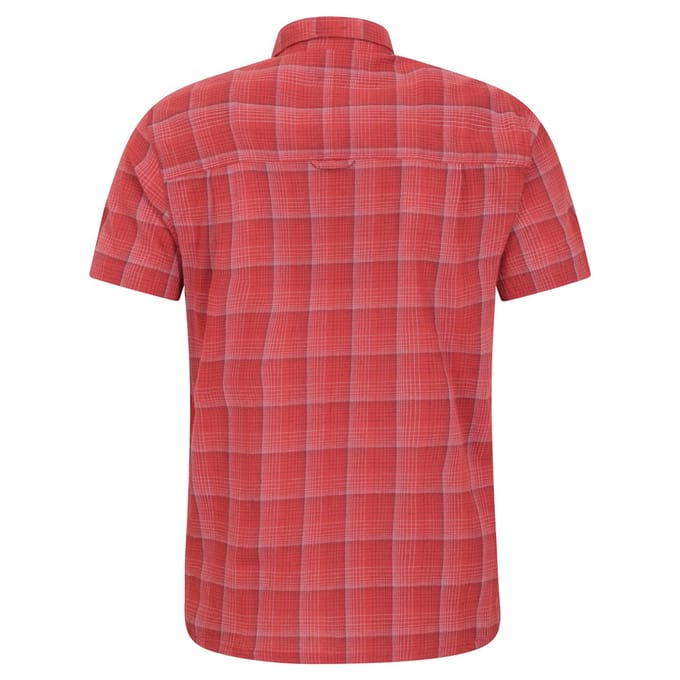 Mountain Warehouse Katoenen herenoverhemd (Actief Rood)