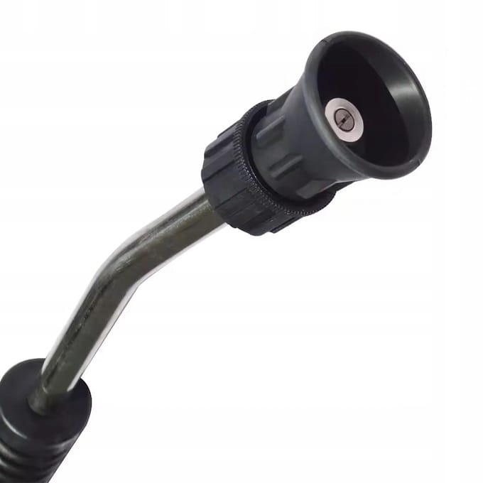 Rosfix Hogedruklans 60cm 15° Gebogen - Platte Spuitmond - M22x1.5 Binnen - RVS - Geschikt voor Kärcher