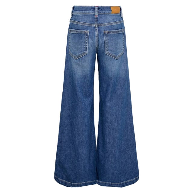 ONLY - KOGCALIFORNIA wide flared broek - Blauw - Maat 152