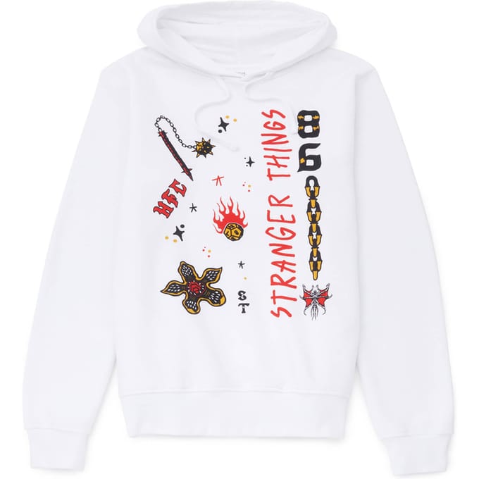 Stranger Things HFC Flash Hoodie - Wit - M