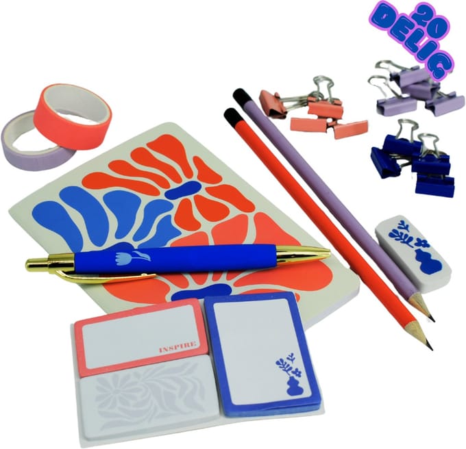 Craft Lab Inspire Schrijfwaren Set - 20-Delige Schoolset voor Kinderen (8-12 jaar)