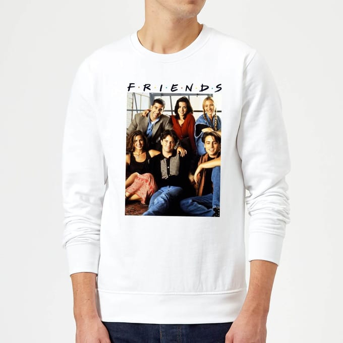 Friends Vintage Character Shot trui - Wit - S