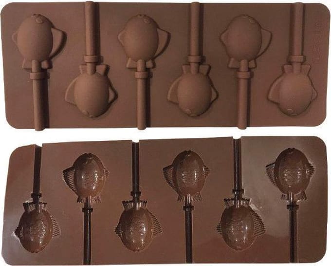 ProductGoods - Siliconen Bakvorm - Cakevorm - 6x Leuke visvormen - Bakvormen