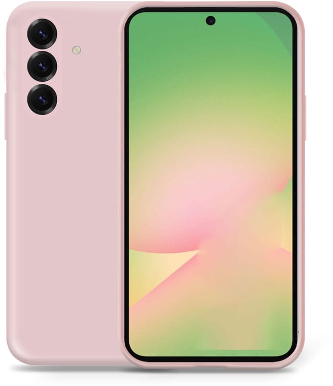 Technow hoesje geschikt voor Samsung A56 / A36 - Liquid Back Case Cover Rose