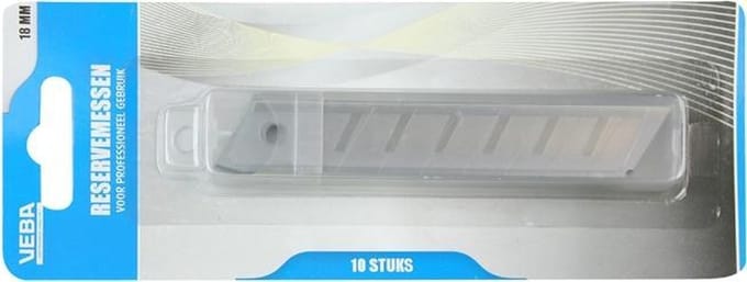 1x Reserve Messen 18mm - 10 Stuks