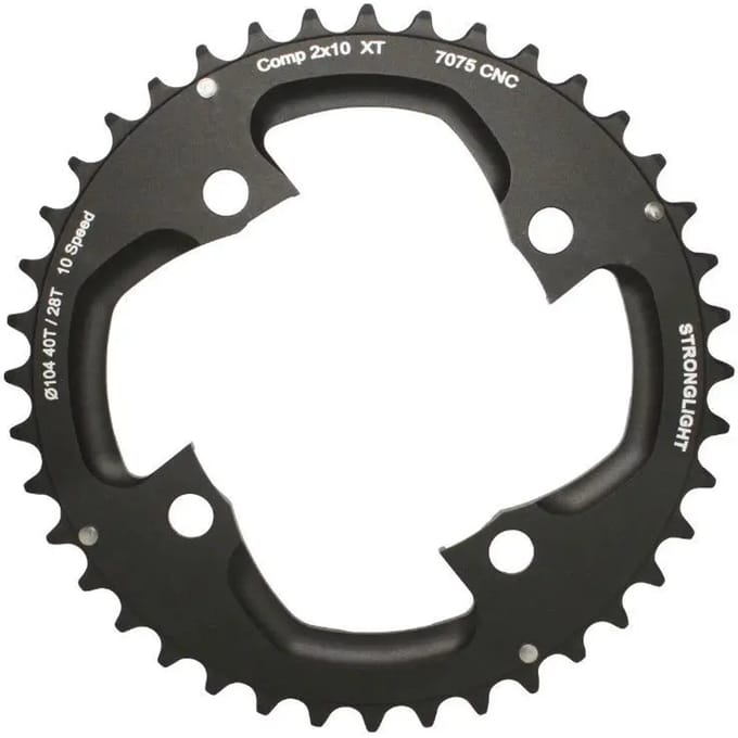 Dubbel extern MTB kettingblad Shimano 4BRA XT M785 10V.