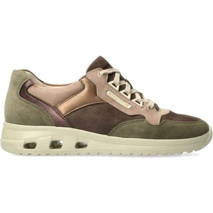 Mephisto Lorane - dames veterschoen - Groen - maat 42 (EU) 8 (UK)