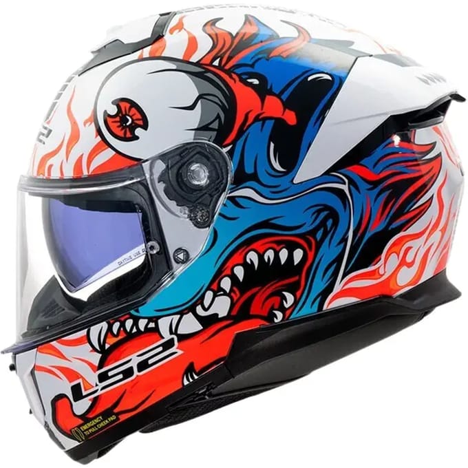 Volle motorhelm LS2 FF808 Stream II Inferno