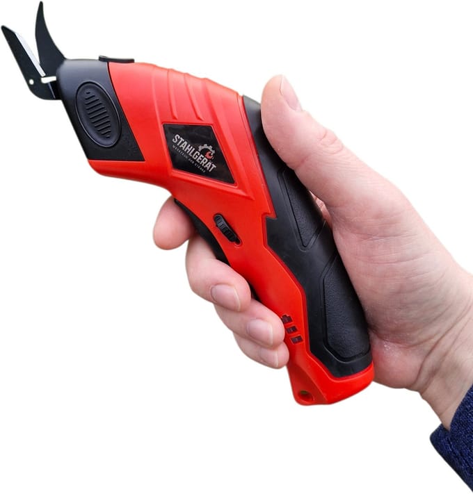 Elektrische schaar - Oplaadbaar - Tapijtschaar - Leerschaar - Kartonschaar