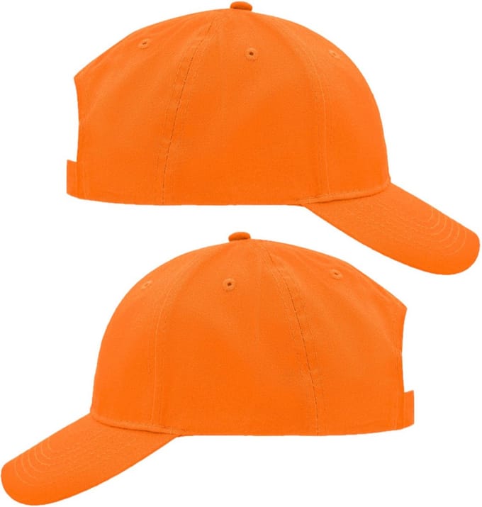2x stuks myrtle beach baseball cap - 6-panel - voor volwassenen