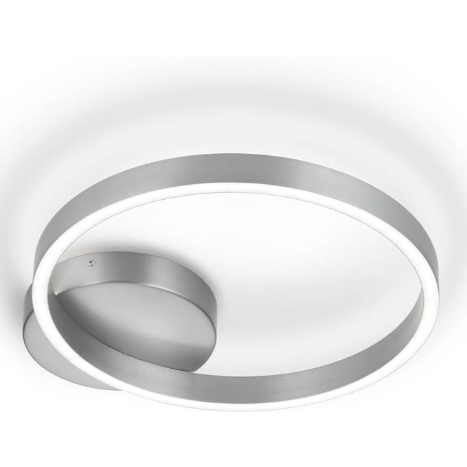Knapstein Plafondlamp Anel-40, mat nikkel, direct/indirect