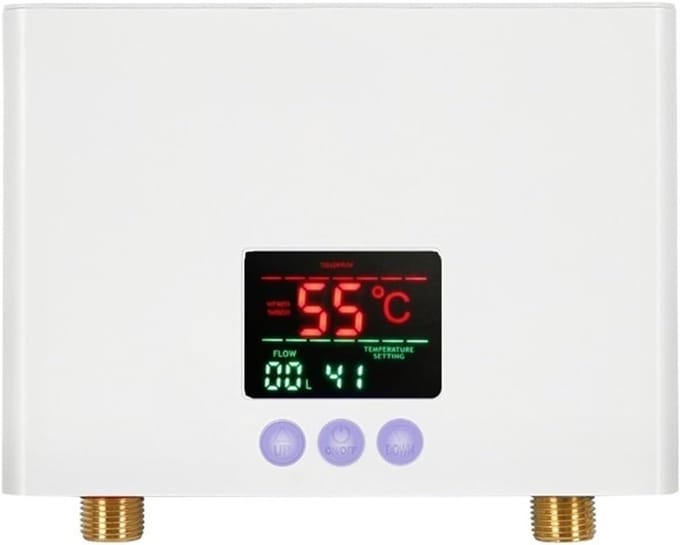 Directe Boiler - Elektrische Heater - Warm Water Douchen - Compact en Snel - 3000W of 5500W - Wit