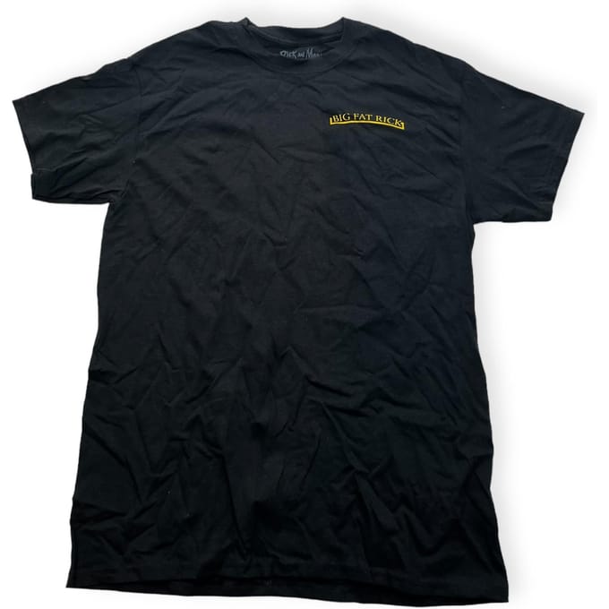 Koszulka T-shirt męski okrągły dekolt SPENCER'S nadruk M black
