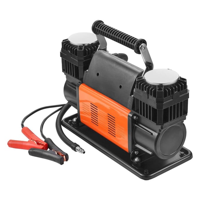 10,6 CFM Draagbare Bandenpomp Dubbele Cilinder Luchtcompressor 12V 150PSI
