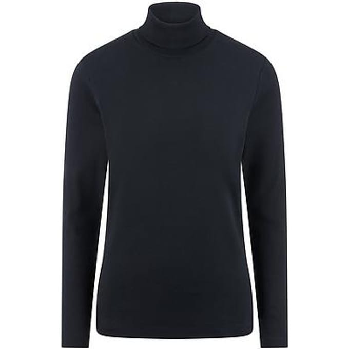 Colshirt Van Peter Hahn zwart