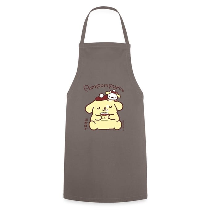 Pompompurin Drinkt Koffie Met Muffin Keukenschort