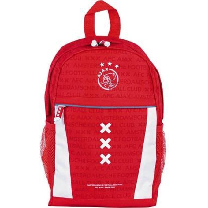 Ajax-rugtas klein wit-rood-wit Ajax-logo
