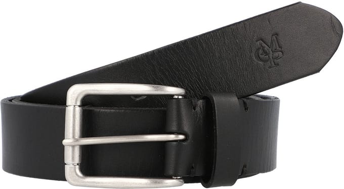 Marc O'Polo Leren Riem Enno Belt W85 Black Zwart