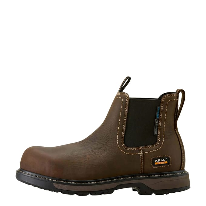 Leren veiligheidslaarzen dames Ariat Riveter Chelsea Waterproof Composite Toe