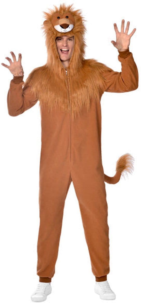 Leeuw Onesie Plush Volwassenen - Maat M