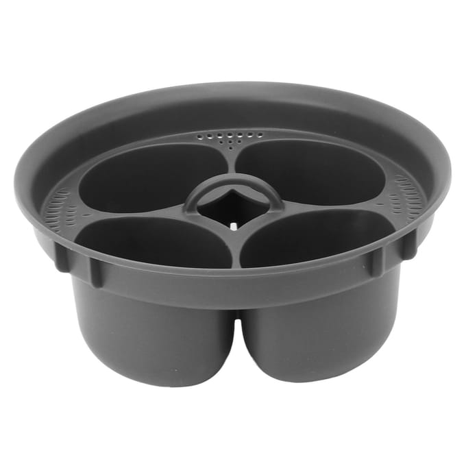 Multifunctionele Stoommand Voedselkwaliteit PP 4 Eierbakjes Stoom Eierkoker Accessoire voor TM5 L black