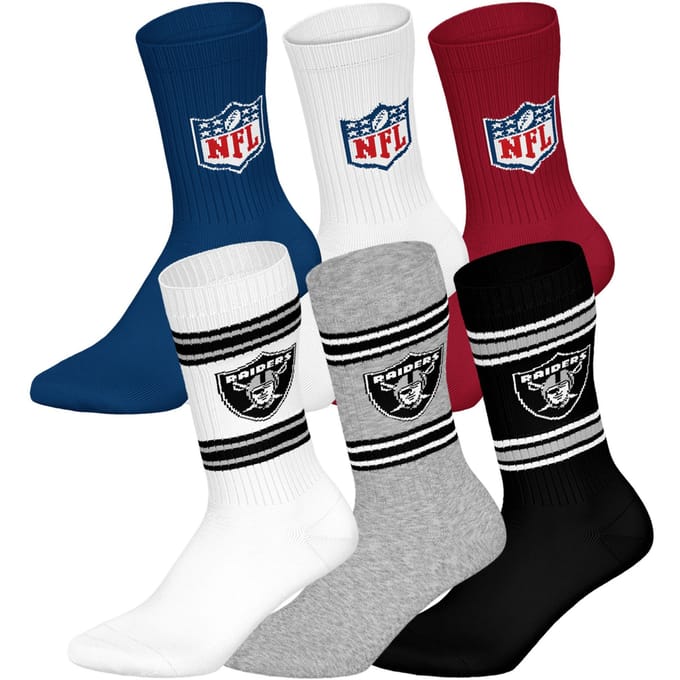 NFL Sokken NFL 6Pack Crew Socks Set van 6