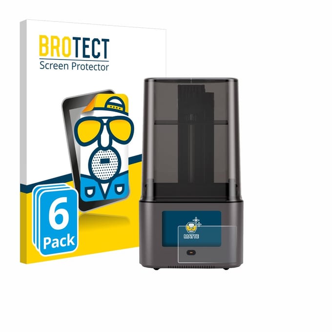 BROTECT - Screenprotector voor Anycubic Photon Mono 4 Ultra - Folie Beschermfolie matte 6 Stuks