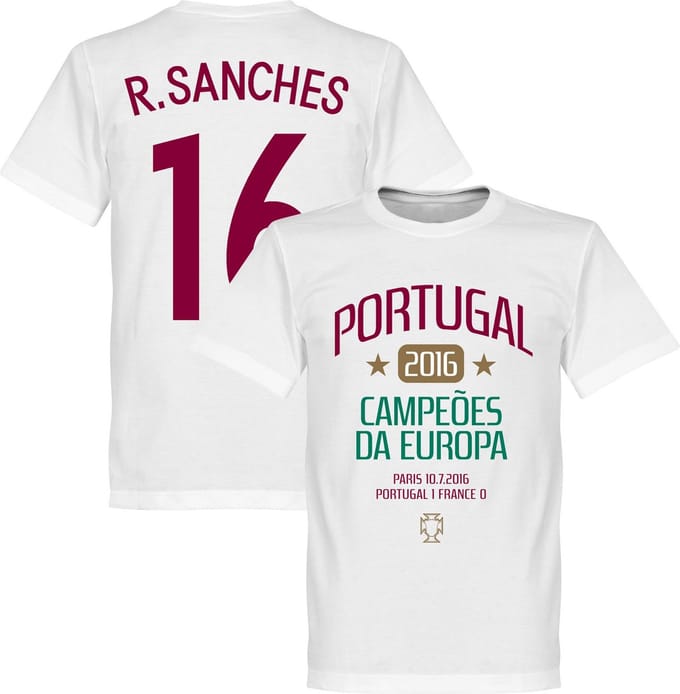 Portugal EURO 2016 Sanches Winners T-Shirt - M
