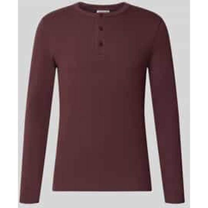 relaxed fit shirt met lange mouwen van katoenmix model 'MORRIS'