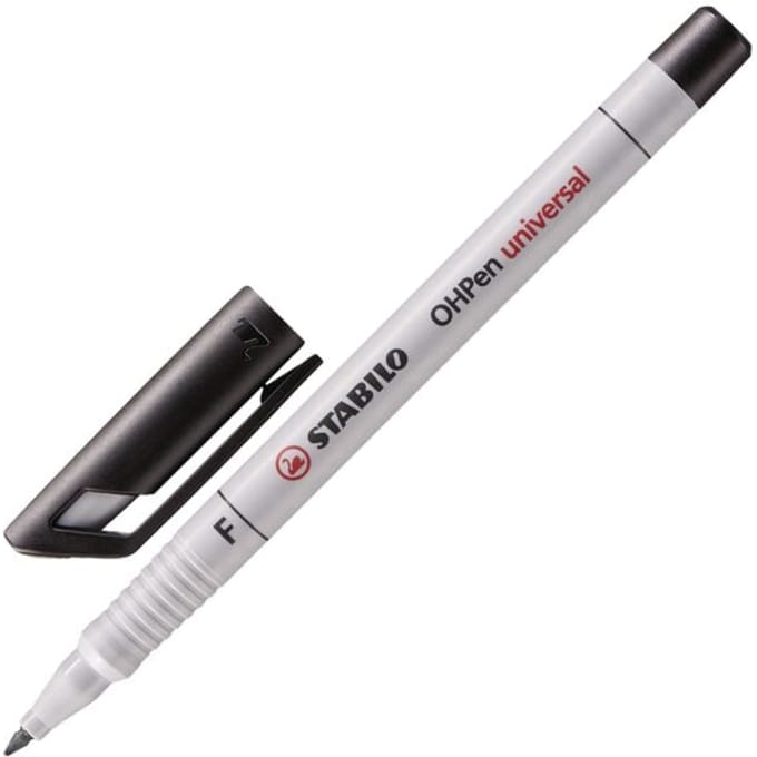 STABILO OHPen - Non-permanent - Fine 0,7 mm - Zwart - per stuk