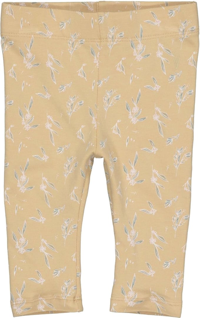 Levv Baby LEGGING | AOP Green Flower maat 68
