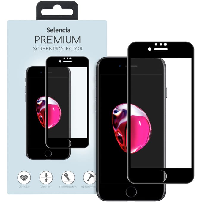 Selencia Screen Protector - Geschikt voor Apple iPhone SE (2022) / SE (2020) - Gehard Glas Premium Screenprotector