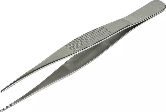 Benson Precisie pincet - Verwijderen van splinters en epileren - 12,5 cm - Compact en ergonomisch