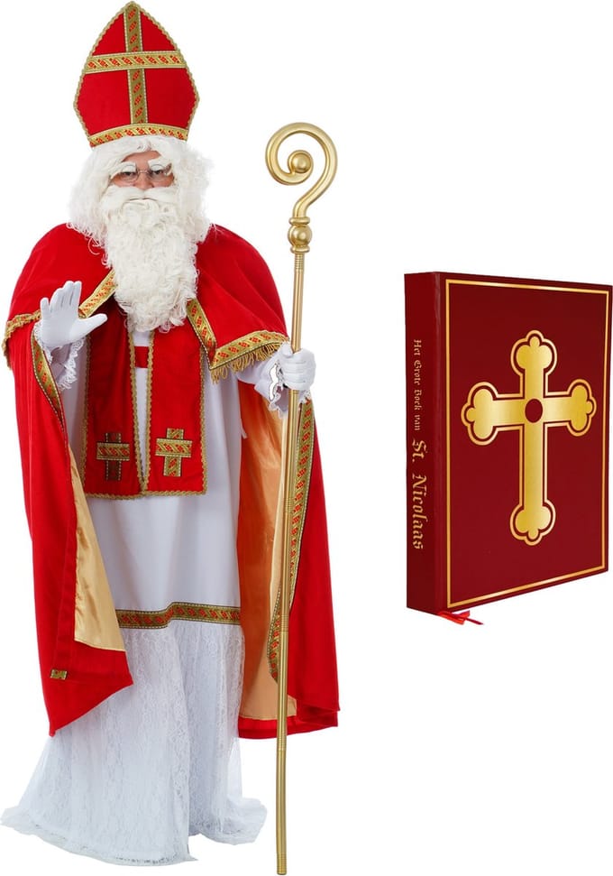 Compleet Sinterklaas kostuum inclusief boek