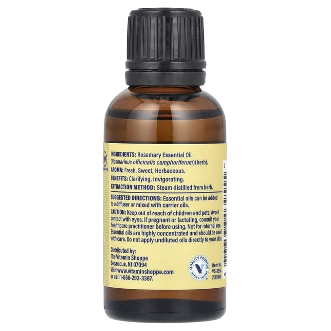 100% Pure Essentiële Olie, Rozemarijn, 30 ml (1 fl oz)