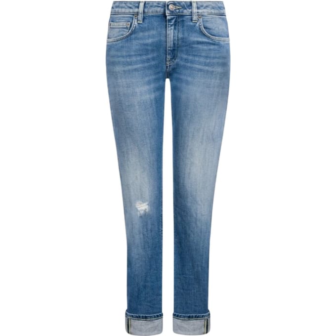 jeans vrouw Dondup - Jeans. 5tasche slank - blauw