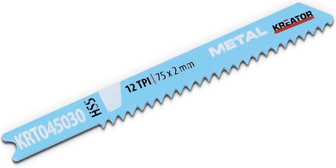 Kreator KRT045030 Decoupeerzaagblad U-schacht - Metaal - 75 mm - 2 stuks