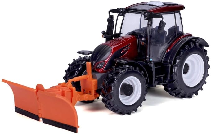 Bburago Valtra N174 - Modelauto - Schaal 1:32 - Donker Rood/Zwart