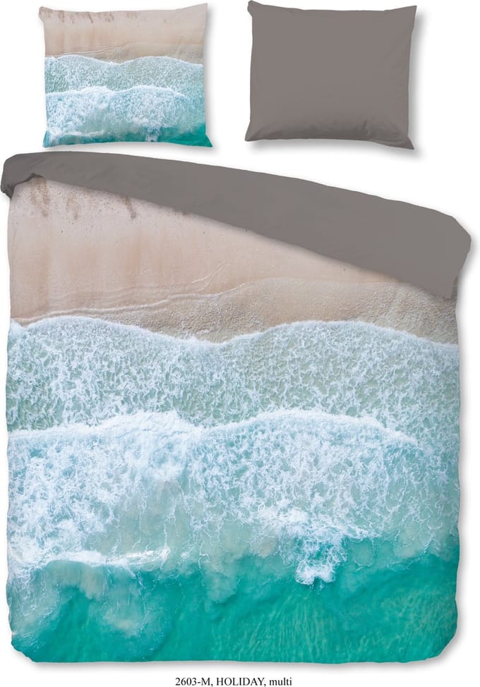 Pure Dekbedovertrek "strand/ zee" - Multi - (240x200/220 cm) - Microfiber