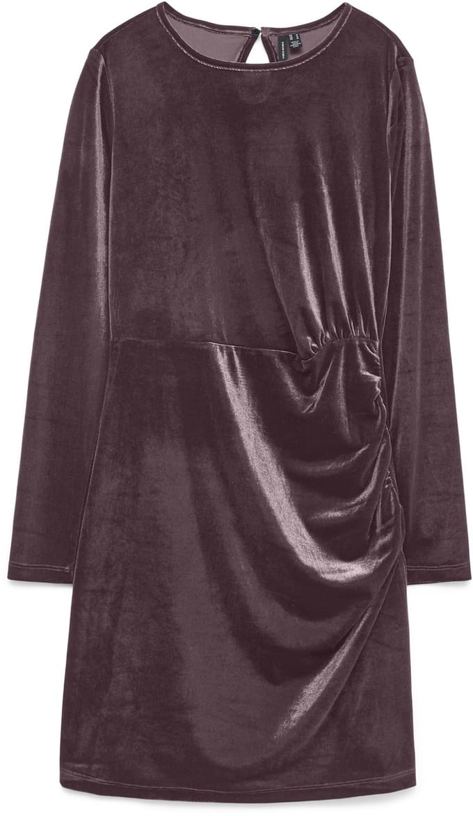 VERO MODA - VMMONICA LS VELVET SHORT DRESS EXP - Dames - Mini jurken