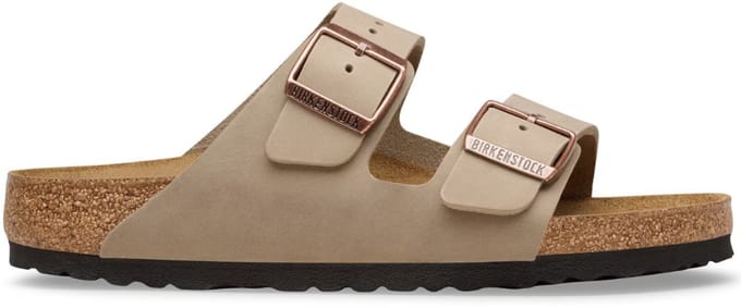 Arizona Arizona Geoliede Nubuck Leren Sandalen in Saliegroen