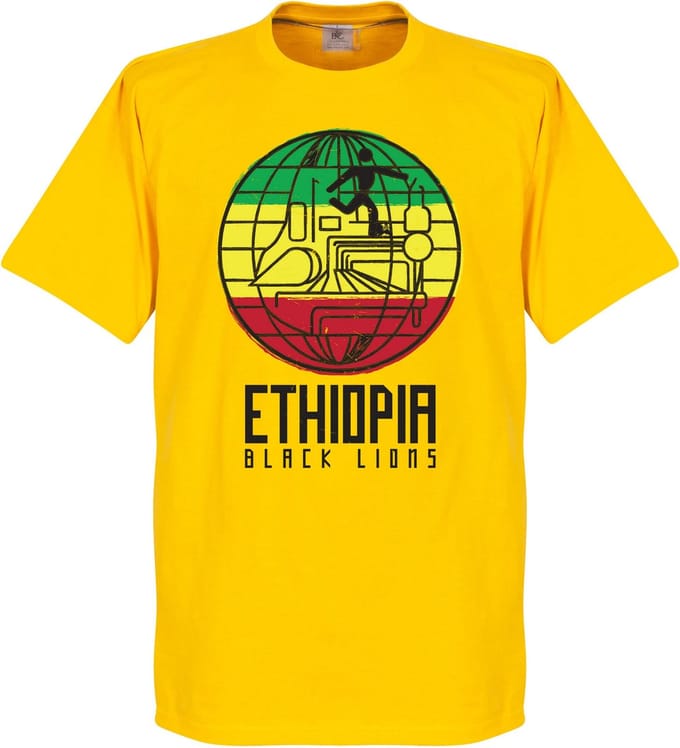 Ethiopië Black Lions T-Shirt - L