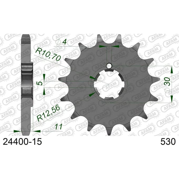 Tandwiel Afam 530 15 dents