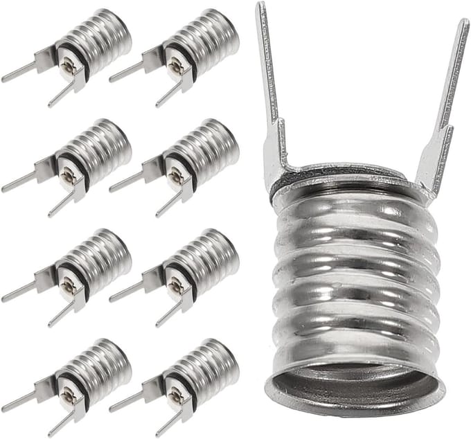 10 Stuks E10 Fitting voor Mini Lampen - Geschikt voor LED Lampen en Verlichting Accessoires