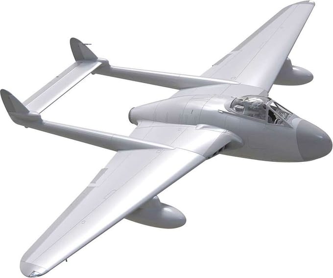 Airfix Modelbouwpakket Militaire voertuigen - 06107 de Havilland Vampire F.3 Plane Plastic - 1:48 - Modelbouw