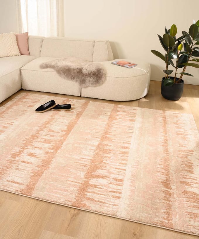 Modern vloerkleed - Fancy Radiance roze 80x150