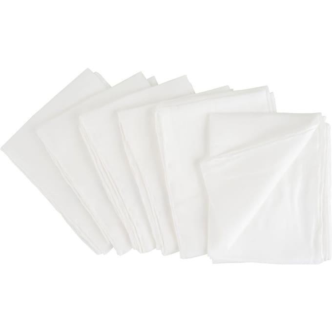 VBS Zijden sjaals "Pongé 05", 55 x 55 cm, 6 stuks
