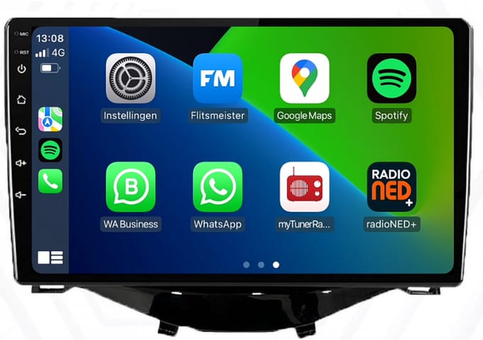 Carplay autoradio voor Peugeot 107 | 2015 t/m 2021 | Android 13 | Draadloos Apple Carplay & Android Auto | 2GB + 32GB | 8-Core processor | Davilon | 2025 model | 2015 2016 2017 2018 2019 2020 2021 | Bluetooth & Wifi