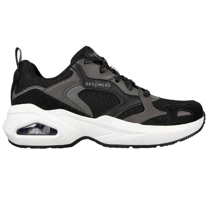 Skechers Uno-sneakers van suède voor dames (Zwart)